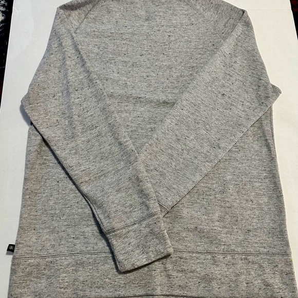 Banana Republic Light Gray Crew Neck Sweatshirt | Size L | Minimalist Soft - Picture 5 of 5